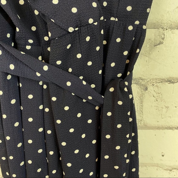 Love...Ady navy blue polka dot jumpsuit - Picture 3 of 8